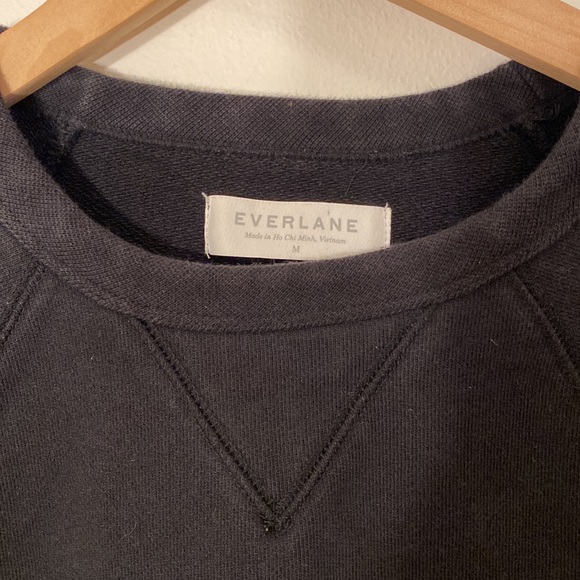 Everlane 100% Human Sweatshirt : Black - Picture 2 of 5